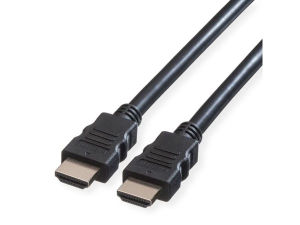 ROLINE 11.04.5571, 1 m, HDMI Type A (Standard), HDMI Type A (Standard), Svart
