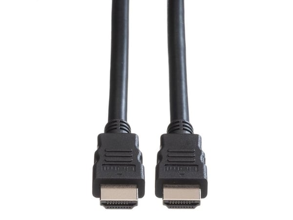 ROLINE 11.04.5571, 1 m, HDMI Type A (Standard), HDMI Type A (Standard), Svart