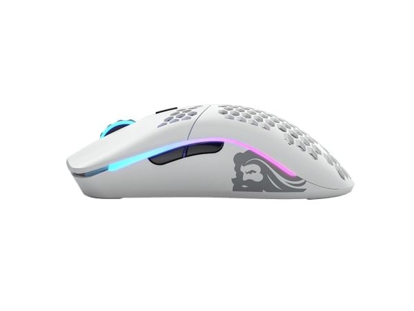 Glorious Gaming Model O Wireless, Høyre hendt, Optisk, RF kabel-fri, 19000 DPI, 1 ms, Hvit