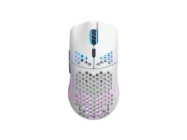 Glorious Gaming Model O Wireless, Høyre hendt, Optisk, RF kabel-fri, 19000 DPI, 1 ms, Hvit