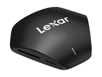Lexar Professional - Kortläsare - 3-i-1 (CF 1, CF II, SD, microSD, SDHC UHS-I, SDXC UHS-I, microSDHC UHS-I, microSDXC UHS-I, SDHC UHS-II, SDHC UHS-...
