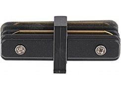 Nowodvorski rett skinnesammenkobling Profile Straight Connector svart 9453