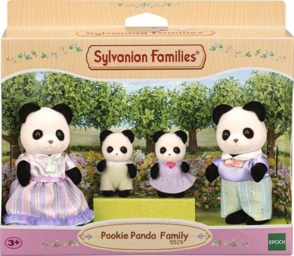Sylvanian Families Familjen Panda, 3 År, Pojke/flicka, 80 mm, 80 g, Multifärg