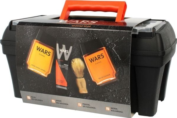 Wars Wars gave - Klassisk boks (etterbarbering/barberingsvann 90ml+barberkrem 65g+eau de cologne 90ml+børste)