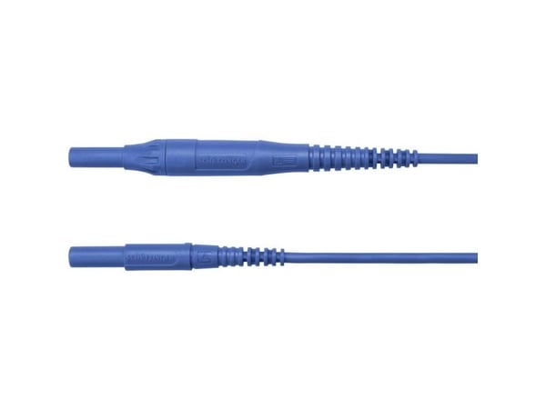 Schützinger MSFK B441 / 1 / 200 / BL Prøveledning [Stik 4 mm - Stik 4 mm] 200.00 cm Blå 5 stk