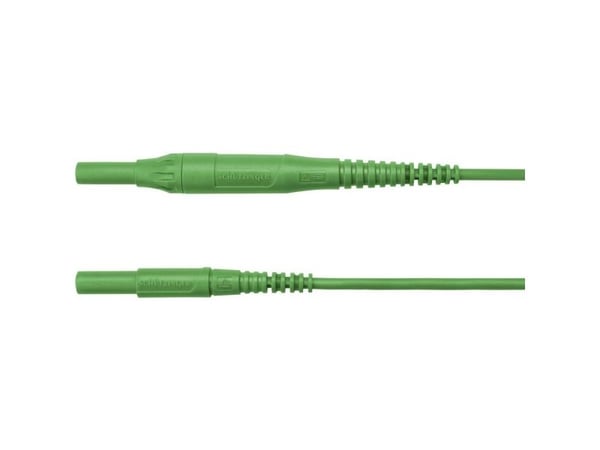 Schützinger Testijohto Pistoke 4 mm Pistoke 4 mm 150,00 cm Vihreä 1 kpl
