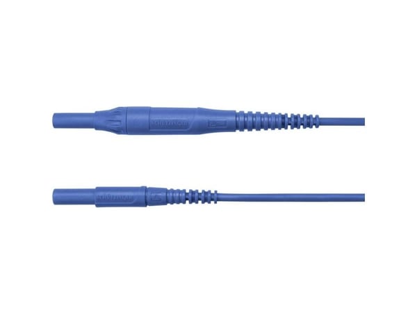 Schützinger Testijohto Pistoke 4 mm Pistoke 4 mm 150,00 cm Sininen 1 kpl 1 kpl
