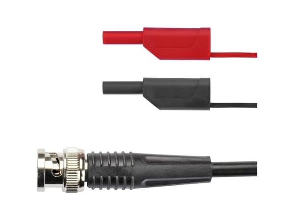 Schützinger KO 8358 / RG58 / 0.5 / 50 / SW BNC-prøveledning 50.00 cm Sort