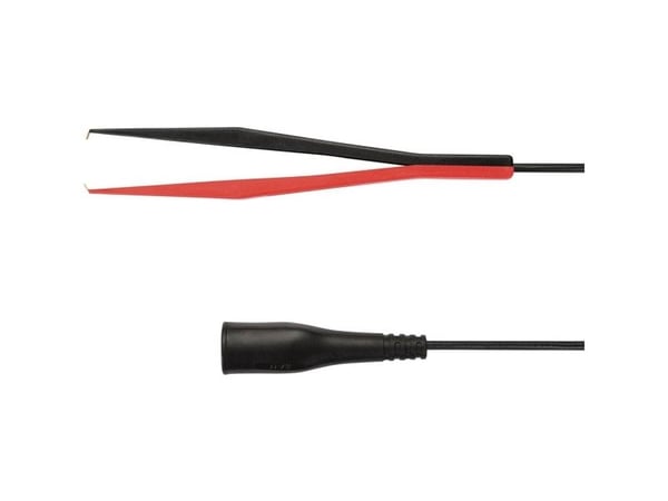 Schützinger KML 7499 / PZ / RG174 / 100 Prøveledning [Stik 4 mm - Kelvin-klemme] 100.00 cm Sort 3 stk