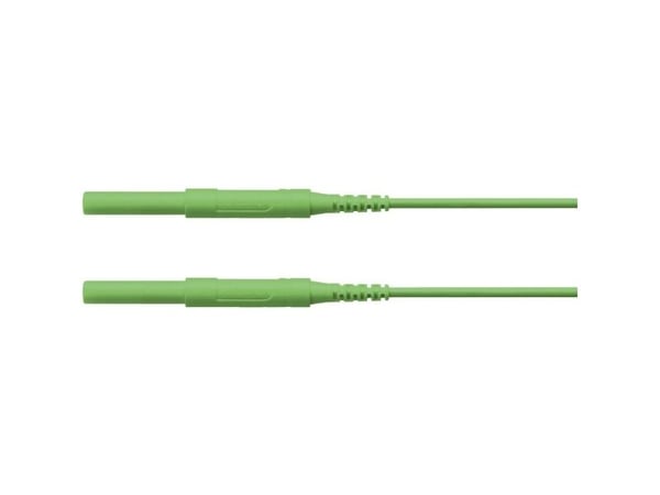 Schützinger HSPL 8568 / AWG16 / 200 / GN Turvatestausjohto [liitin 4 mm - liitin 4 mm] 200,00 cm Vihreä 5 kpl