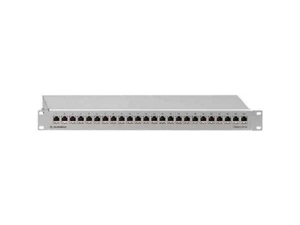 Rutenbeck PP-24/1, Cat6a, Grå, Metall, 1U, 482 mm, 44 mm