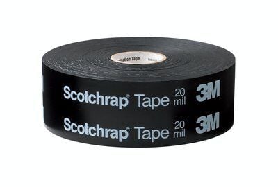 3M 7000057485, 1 stykker, Sort, PVC, 30,48 m, 101,6 mm 3M 7000057485, 1 stykker, Sort, PVC, 30,48 m, 101,6 mm