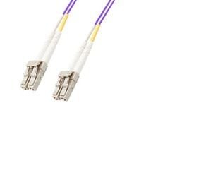MicroConnect - Nettverkskabel - LC/PC-multimodus (hann) til LC/PC-multimodus (hann) - 10 m - 10 m - fiberoptisk - 50 / 125 mikroner - OM4 - halogen...