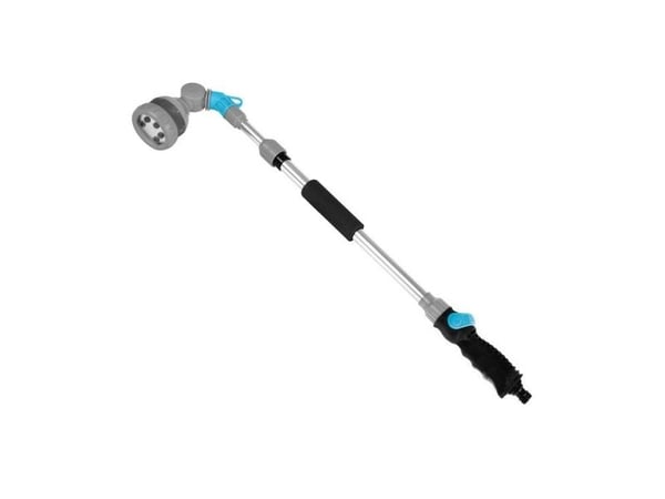 CELLFAST 52-080, Ändplugg rör, Sprinklersystem, Gjuten aluminium, Svart, Rostfritt stål, 6 Bar, 110 cm