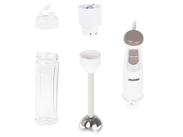Mesko Home MS 4624, stavmikser, 1000 W, grå, stål, hvit