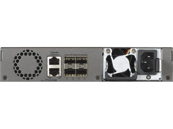 NETGEAR M4300-24X - Switch - L3 - Styrt - 24 x 10 Gigabit Ethernet + 4 x delt 10 Gigabit SFP+ - front til bakside-luftflyt - rackmonterbar
