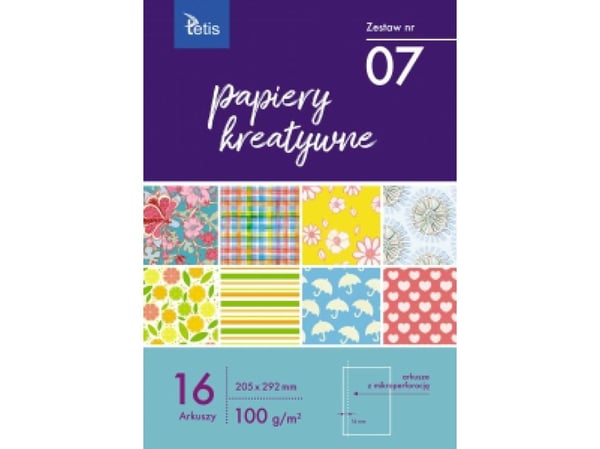 Creative papers 205x292 mm sett med 16 ark nr. 07 KB030-07