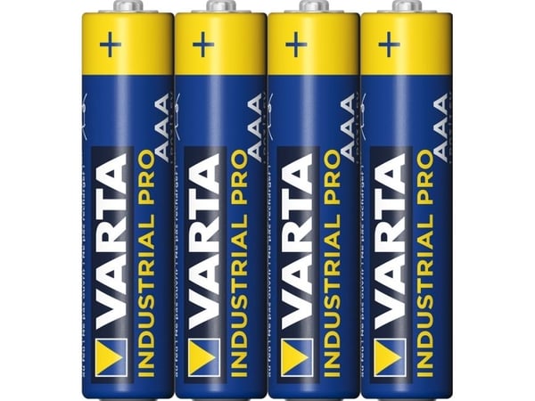 Varta Industrial 4003 - Batteri 4 x AAA - Alkalisk - 1250 mAh