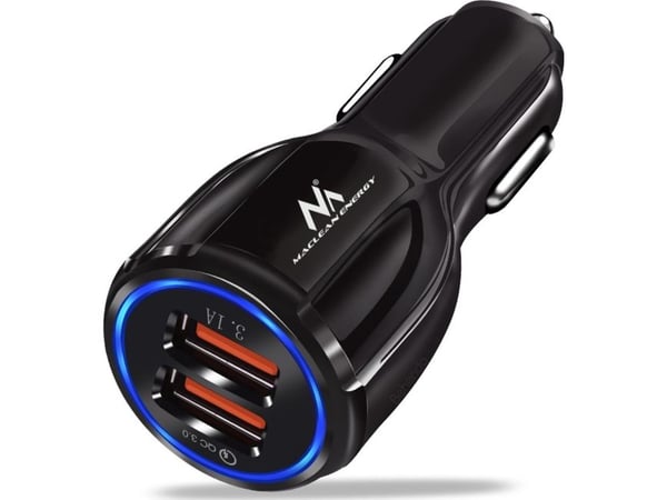 Car charger Maclean MCE478 B QC 3.0 2xUSBblack