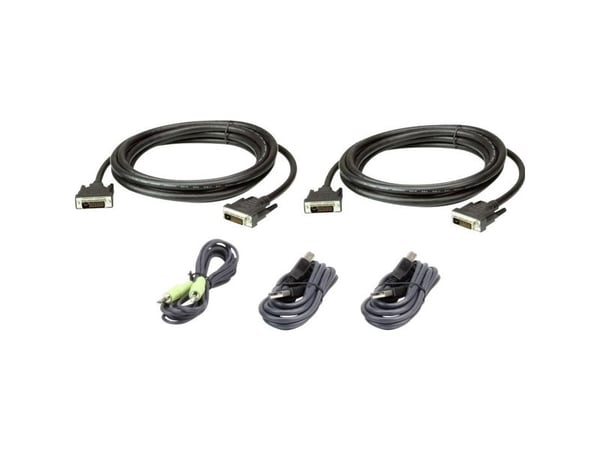 ATEN - Tastatur / video / musekabelsett (KVM) - TAA-samsvar - for ATEN CS1144D4C