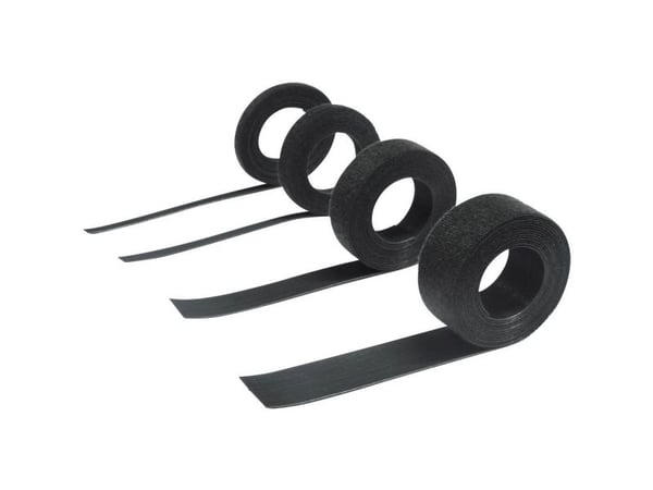 Hebotec 11-KE30005FRT Burrebånd til samling Burrebånd statisk loop del (L x B) 5000 mm x 30 mm Sort 5 m