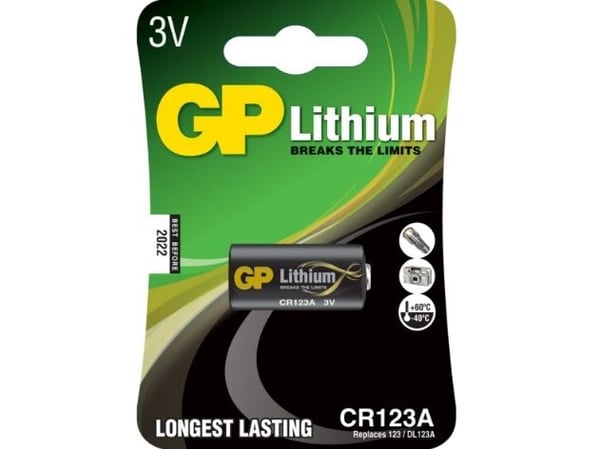 GP Photo Lithium - Batteri CR123A - Li