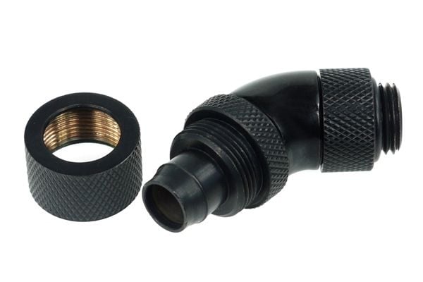 Alphacool 17072, Messinki, Musta, Soft tubing (PVC, Silikon, Neoprene), 18 mm, 36 mm, 40 mm