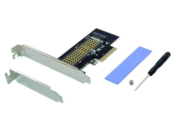 Conceptronic EMRICK05B, PlayStation Network, M.2, PCIe 3.0, Sort, Rustfritt stål, Passiv, China