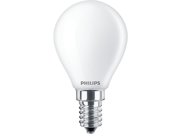 Philips - LED-lyspære - form: P45 - mattslipt finish - E14 - 2.2 W (ekvivalent 25 W) - klasse E - varmt hvitt lys - 2700 K (en pakke 2)