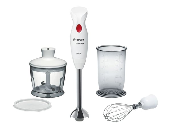 Bosch CleverMixx MSM24500 - Håndmikser - 400 W - hvit/rød