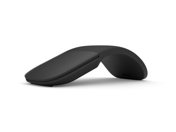 Microsoft Surface Arc Mouse - Mus - optinen - 2 knapper - trådløs - Bluetooth 4.1 - sort - kommerciel