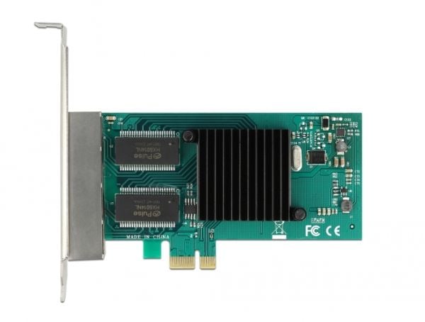 DeLOCK 88504, Intern, Koblet med ledninger (ikke trådløs), PCI Express, Ethernet, 4000 Mbit/s