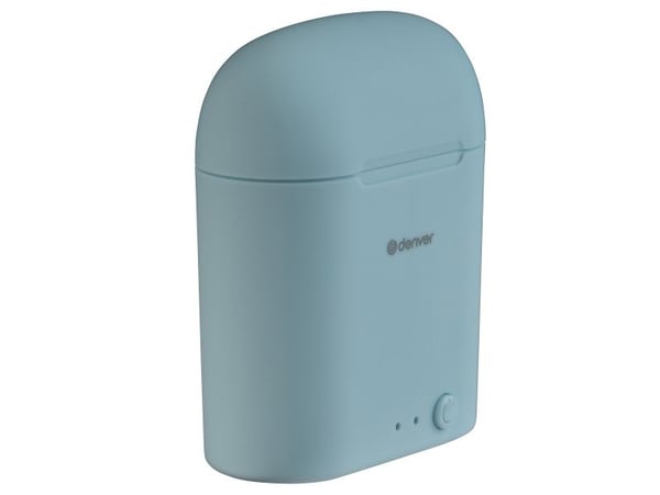 Denver TWE-46LIGHTBLUE, Trådløs, Musikk, Hodesett, Blå