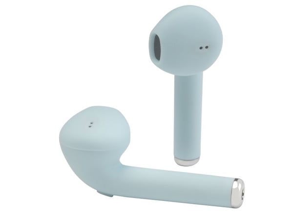 Denver TWE-46LIGHTBLUE, Trådløs, Musikk, Hodesett, Blå