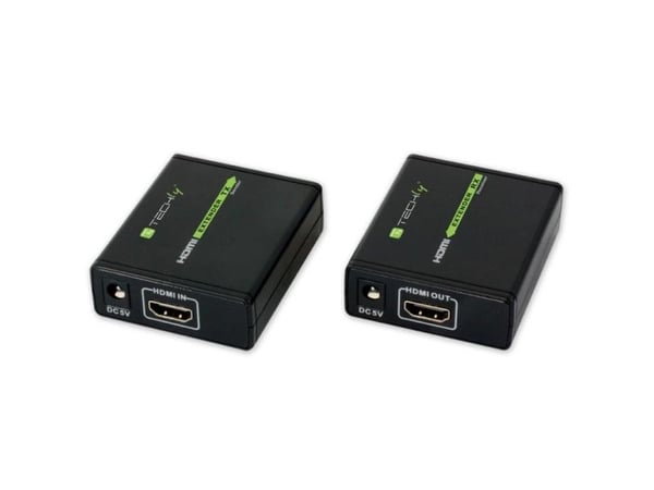 Techly IDATA EXT-E70, 1920 x 1080 piksler, AV-sender og -mottaker, 60 m, 3D, Sort, HDCP