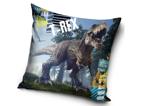 T-Rex Dinosaur PudeBetræk med lynlås