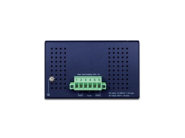 PLANET IGS-4215-16T2S - Switch - Styrt - 16 x 10/100/1000 + 2 x Gigabit SFP - DIN-skinnemonterbar, veggmonterbar - AC 24 V / DC 12 - 48 V