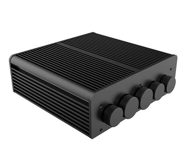 Akasa Pascal PX, Ultra Small Form Factor (USFF), PC, Svart, Aluminium, Harddisk, Kraft indikator, 195,6 mm