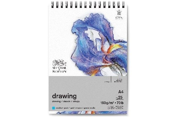 Tegneblokk medium overflate A4 150 g, 25 ark