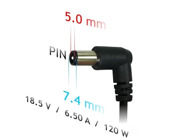 Akyga AK-ND-46 - Strömadapter - AC 100-250 V - 120 Watt - svart
