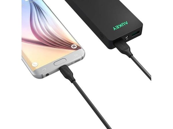 AUKEY CB-MD1, 1 m, USB A, Micro-USB B, USB 2.0, 480 Mbit/s, sortering