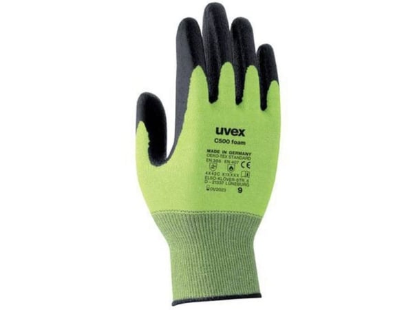 Uvex C500 foam, Musta, Vihreä, EUE, Aikuinen, Aikuinen, Unisex, 1 kpl