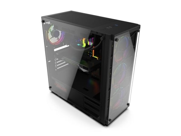 KRUX KRX0007, Työpöytä, PC, Musta, ATX, Pelaaminen, 16,5 cm