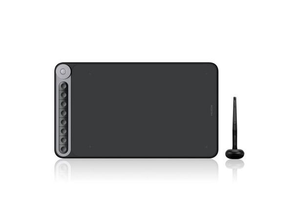 HUION Q620M, Kabel & Trådlös, 5080 lpi, 266,7 x 166,7 mm, USB, 1 cm, Svart