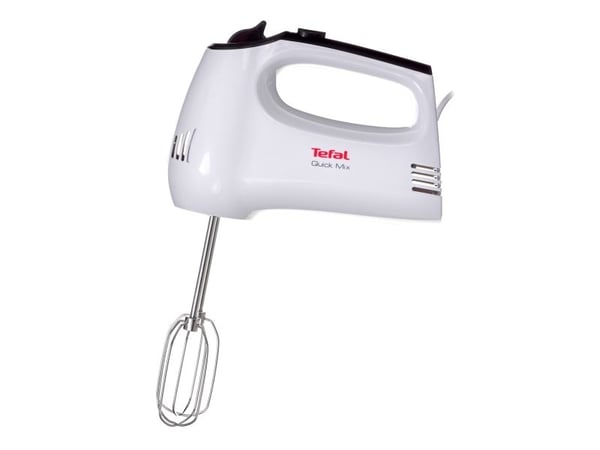 Tefal HT310138, Käsisekoitin, Musta, Valkoinen, Sekoitus, Painikkeet, Ruostumaton teräs, 300 W