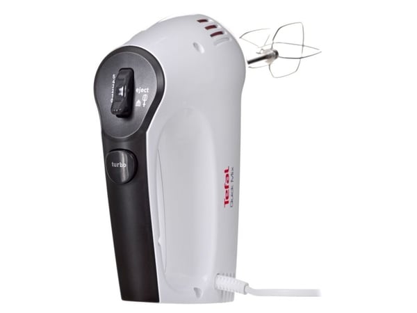 Tefal HT310138, Käsisekoitin, Musta, Valkoinen, Sekoitus, Painikkeet, Ruostumaton teräs, 300 W