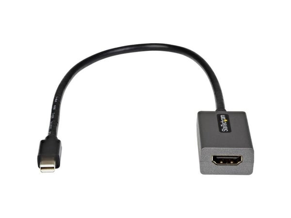 Startech Mini DisplayPort to HDMI Adapter, mDP to HDMI Adapter Dongle, 1080p, Mini DisplayPort 1.2 to HDMI Monitor/Display, Mini DP to HDMI Video C...