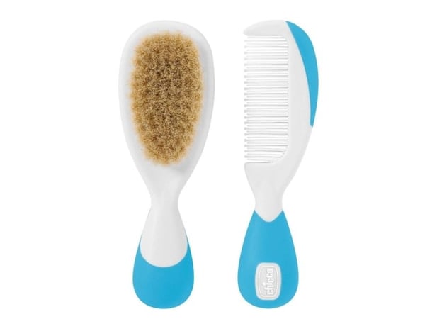 Chicco Brush And Comb 0 Months Blue