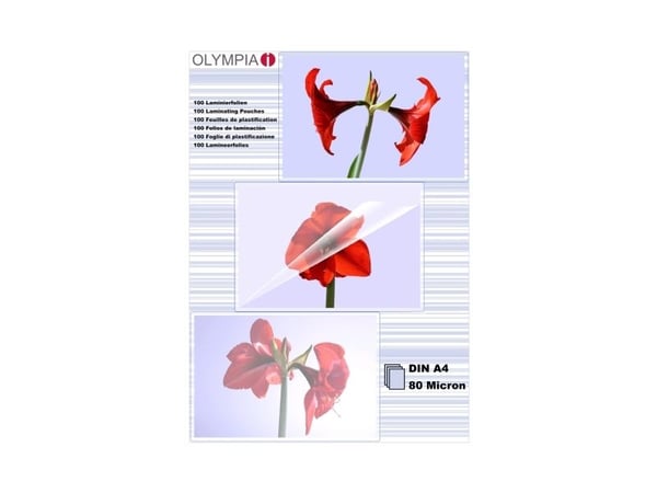 OLYMPIA - A4 (210 x 297 mm) 100 stk laminert teip