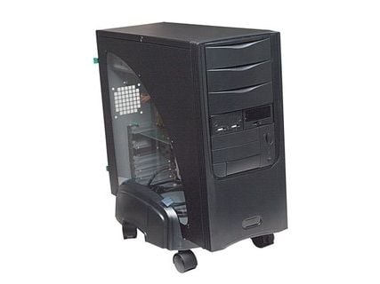 Manhattan Plastic CPU Stand - Tornställ för systemkabinett - grå